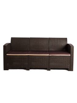 Комплект мебели под искусственный ротанг для отдыха Калифорния «California Maxi Triple Set» арт.77787/77770/536 КД