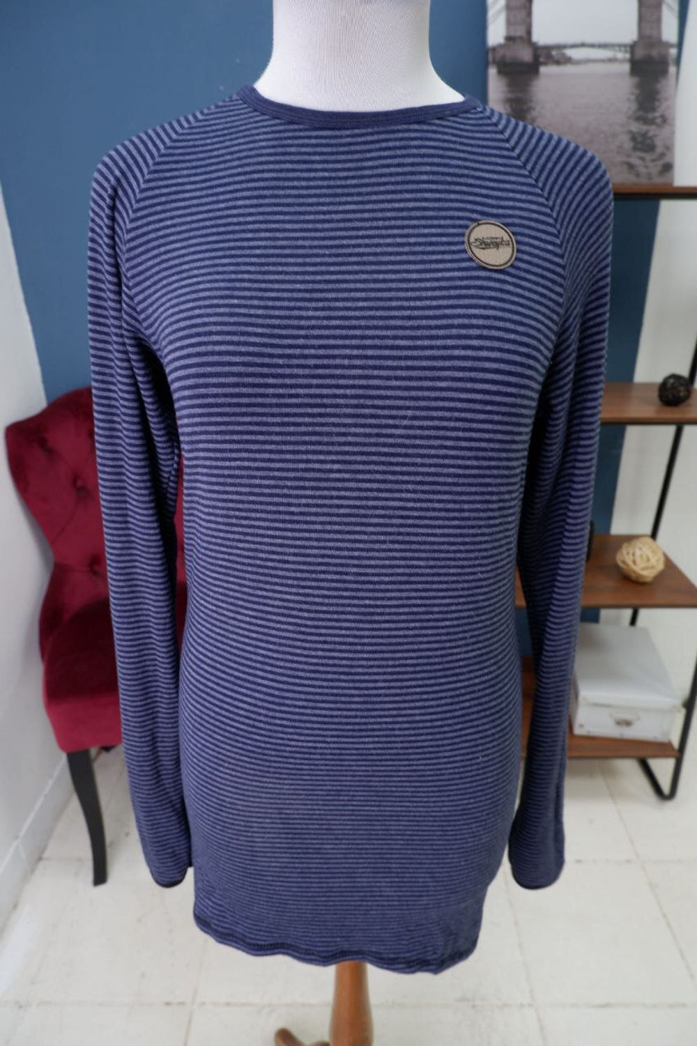 Лонг Shweyka в полоску 46 размер