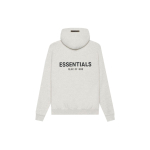 Толстовка Fear of God Essentials SS21 Pullover Hoodie Light Heather Oatmeal, FOG-SS21-593
