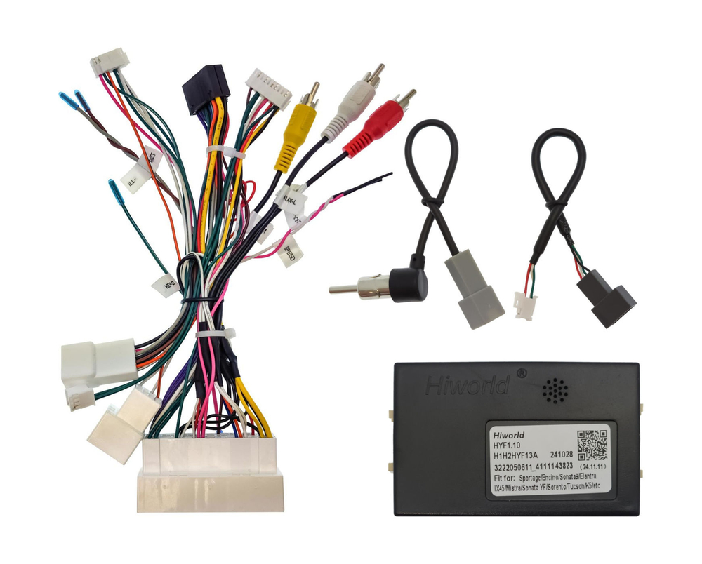 Комплект рамки с разъёмами 10"+can Hyundai Santa Fe 2020-2023 - Car-Smart 7108