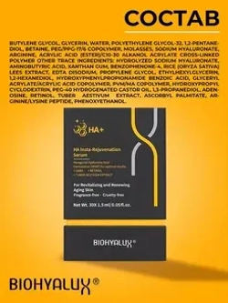 Сыворотка для коррекции признаков старения и мимических морщин | BIOHYALUX НА INSTA-REJUVENATION SERUM 30х1,5 мл