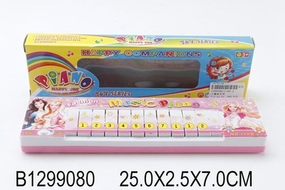 Пианино на бат. 25см., коробка 118D-2