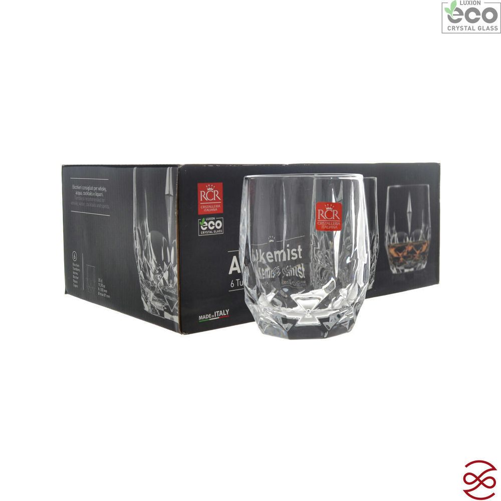 Набор стаканов для виски RCR Alkemist 340мл (6 шт)