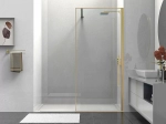 Душевое ограждение Vincea Walk-In VSW-1HS800CLG 80 стекло прозрачное/профиль брашированное золото