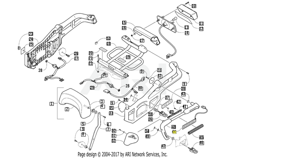 Нагревательный элемент Arctic Cat 0609-732