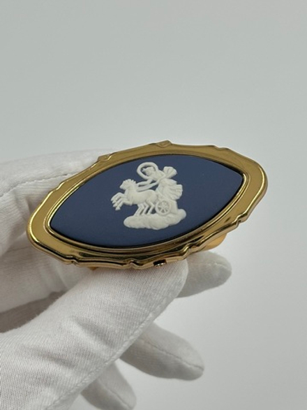 Футляр для помады тёмно-синий Wedgwood by Stratton