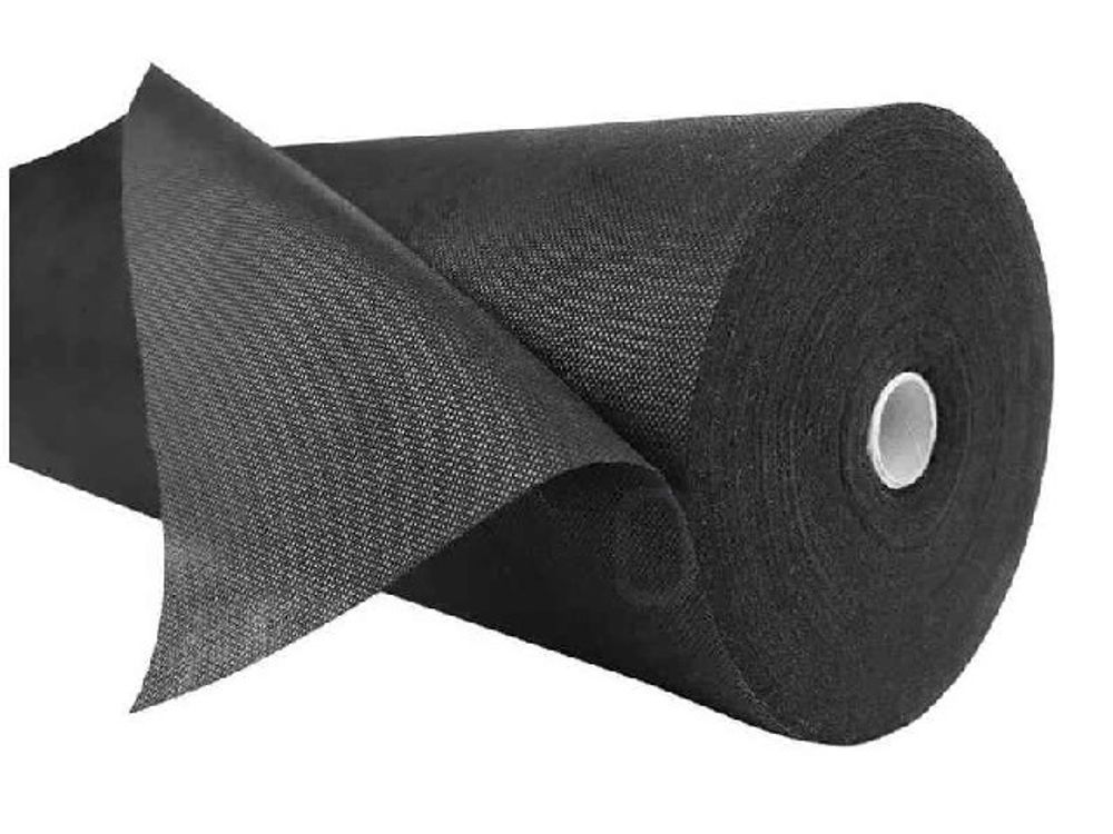 Укрывной материал, спанбонд "Мульча" черная, плотность 60г/м2, 10х1,6м, (шт.)