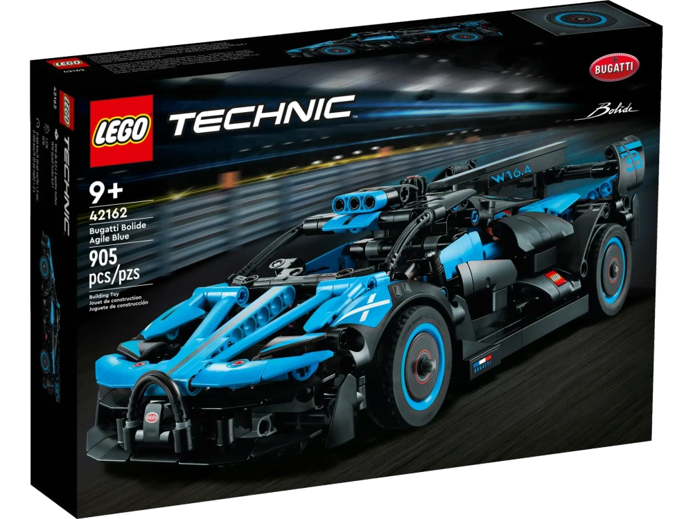 Конструктор LEGO Technic 42162 Bugatti Bolide Agile синего цвета