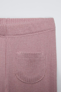 ZARA КОМПЛЕКТ ИЗ ФУТБОЛКИ И ЛЕГИНСОВ, РОЗОВЫЙ