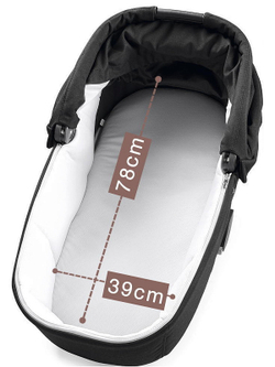 Коляска Peg Perego Veloce New Belvedere 2 в 1 True Black