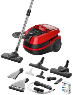 Пылесос Bosch Serie 4 BWD421PET 2100Вт красный/черный
