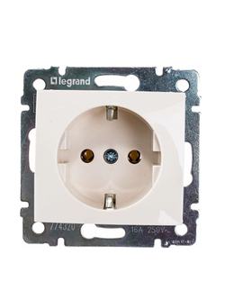 Legrand розетка 4320 с рамкой 1 с/к