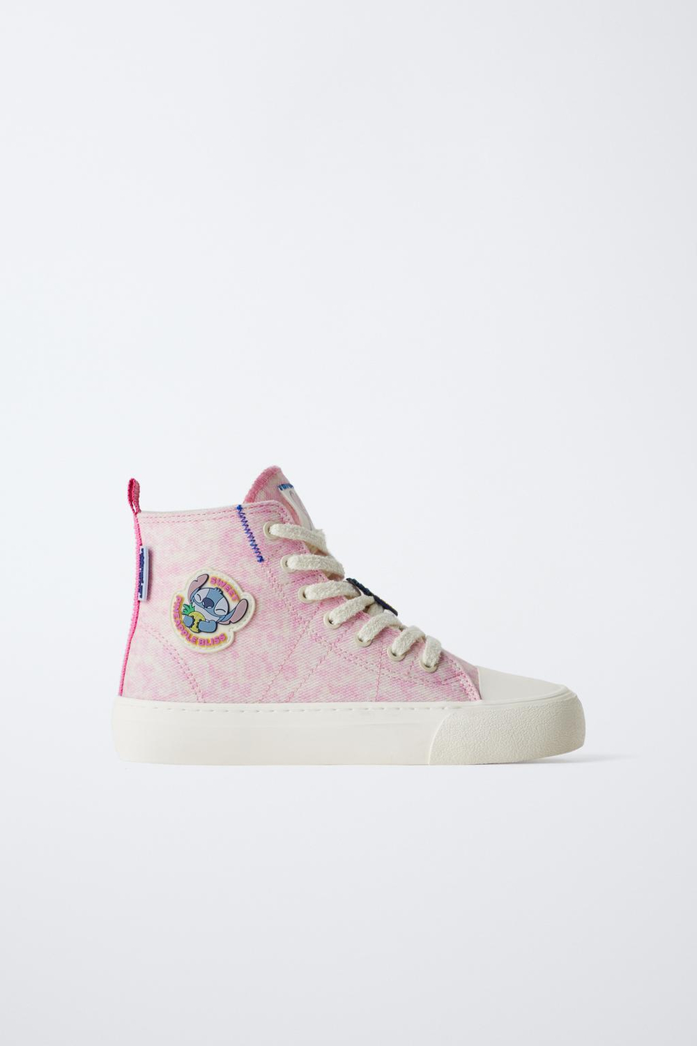 ZARA СПОРТИВНЫЕ КЕДЫ LILO & STITCH © DISNEY, РОЗОВЫЙ