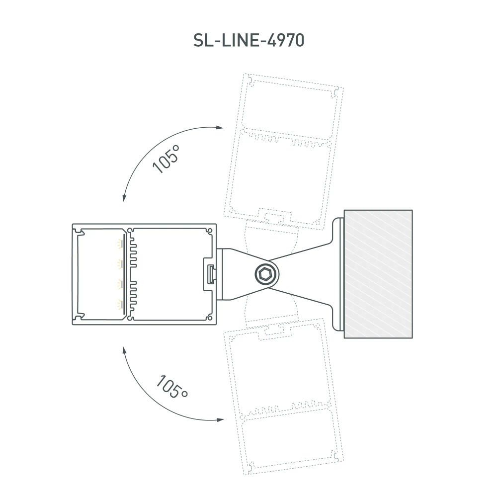 Профиль SL-LINE-4970-2000 ANOD (Arlight, Алюминий) 019297