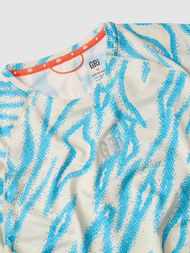 Футболка женская GRI Старт молочно-голубая