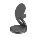 Складная зарядная станция MagSafe Energea Bazic GoMag Gyre для iPhone, Apple Watch и AirPods Беспроводная зарядка: Qi 15 Вт, Qi 5 Вт, магнитное крепление для зарядки Apple Watch (Qi 2,5 Вт). Проводная зарядка: нет