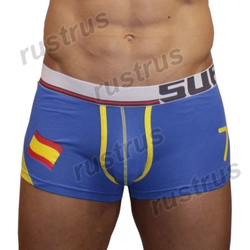 Мужские трусы боксеры синие Superbody