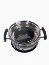 Настольный керамический гриль Diamond Egg Tabletop Grill, 30 см, серый