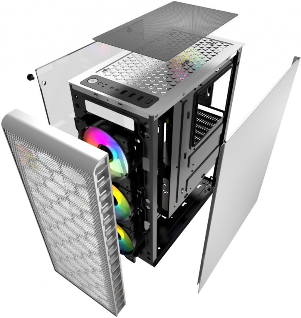 Корпус ATX Powercase Mistral Z4С White