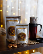 Кофе молотый Арабика с ароматом фундука (лесного ореха) CON SOC COFFEE (Белочка) Brown, 250 г