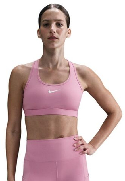 ТОП теннисный Nike Swoosh Medium Support Non-Padded Sports - Розовый