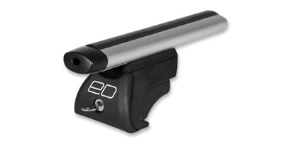 Багажник на рейлинги с замком, 110 см, аэродинамика