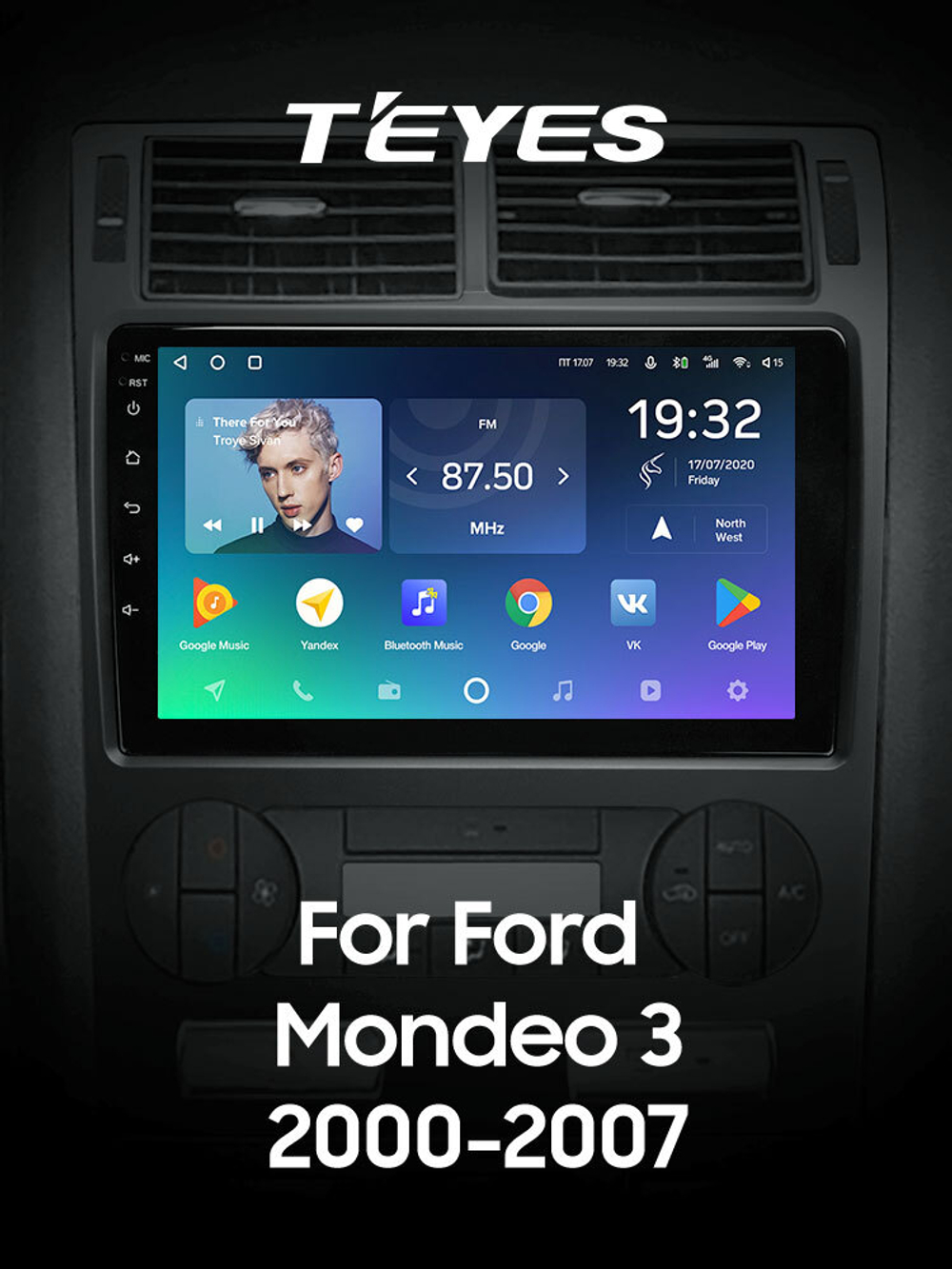 Teyes SPRO Plus 9"для Ford Mondeo 3 2000-2007