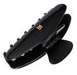 Balmain Hair Couture Заколка-краб для волос черная размер М Рince black M