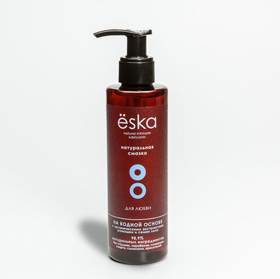 Натуральный лубрикант Ёska на водной основе с органическими экстрактами ромашки и льна 200 мл