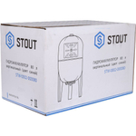 STOUT STW-0002 Расширительный бак, гидроаккумулятор 80 л. вертикальный (цвет синий)