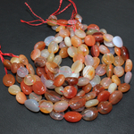 Сердолик галтовка бусины 8-12мм