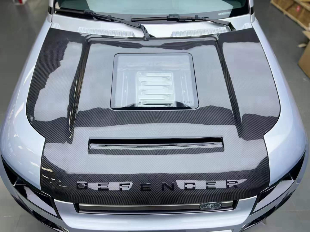 Карбоновый капот для Land Rover Defender L663 2020+ Лэнд Ровер Дефендер