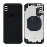Корпус, крышка, задняя часть iPhone X 10(серебро/черный)