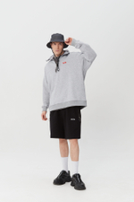 Свитшот "Халф-Зип" (серый)