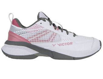 Женские кроссовки для бадминтона/сквоша Victor A610IVF - white/grey