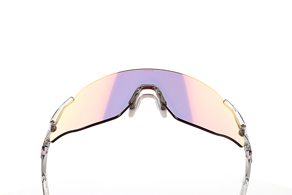 Спортивные очки с диоптриями HILX Savage (L) Shiny Crystal Grey Pink / Pink Lens