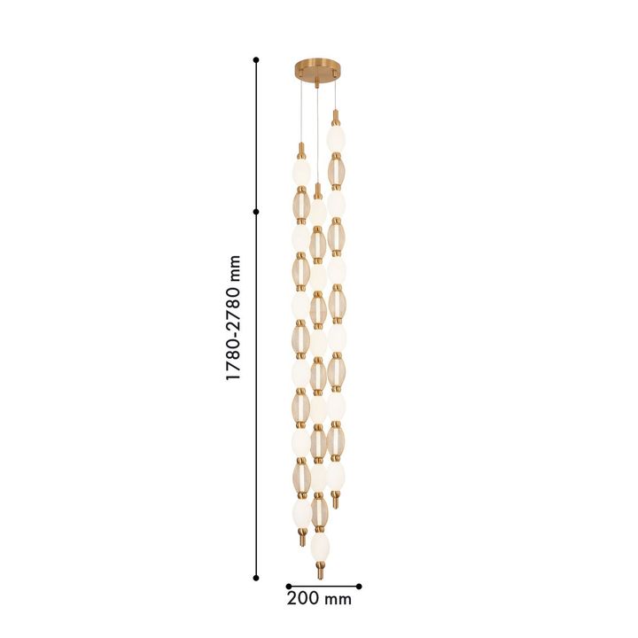 Подвесной светодиодный светильник Favourite Perler 4559-3PC