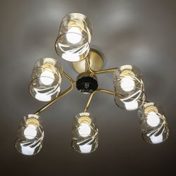 Citilux Клод CL137162 Люстра потолочная Золото