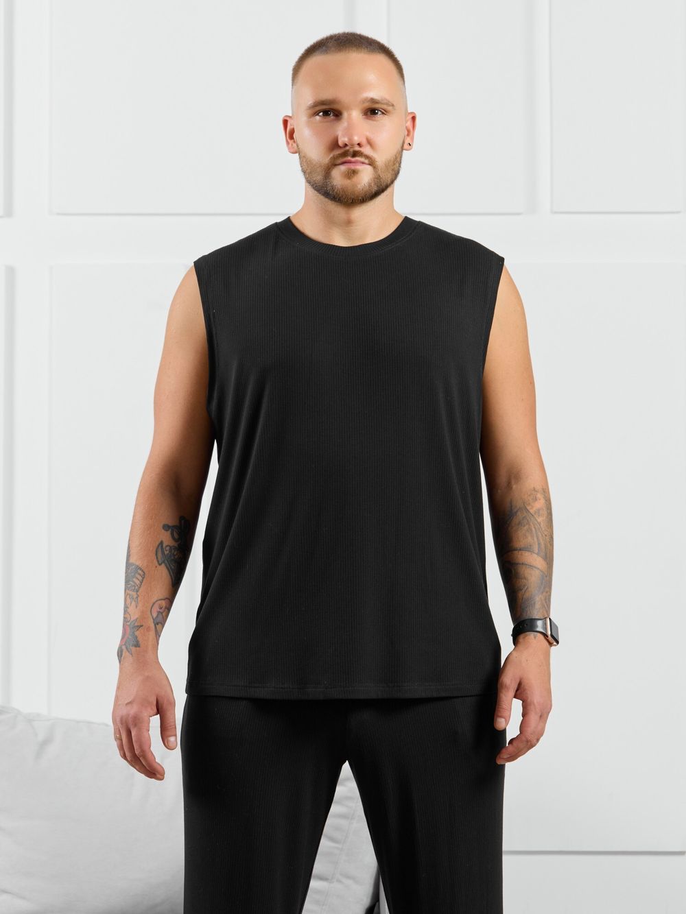 Майка мужская Алессандро-2 Виотекс ЧЁРНЫЙ