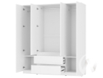 Шкаф 4-х створчатый ШК-13 МС Симпл (белый)
