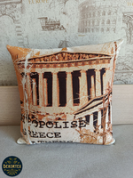 Декоративный гобеленовый чехол для интерьерной подушки Акрополь 47х47