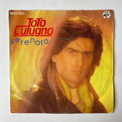 Винтажная виниловая пластинка 7 дюймов (маленькая пластинка) Toto Cutugno Serenata (Германия 1984)