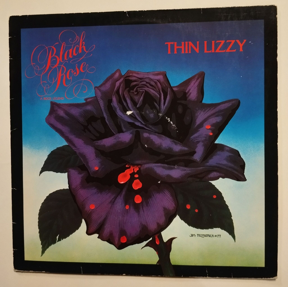 Винтажная виниловая пластинка LP Thin Lizzy Black Rose (A Rock Legend) (Germany 1979) (Club Edition)