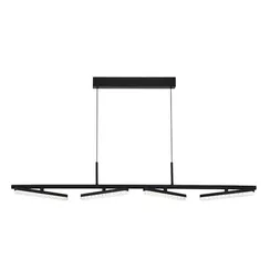 SL1018.403.04 Светильник подвесной ST-Luce черный/прозрачный LED 1*32W 4000K EUCLIDICS