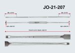 Ложка гинекологическая двусторонняя Фолькмана (JO-21-207)