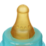 560167	Бутылочка для кормления с латексной соской, 125 мл, от 0 мес., цвета МИКС