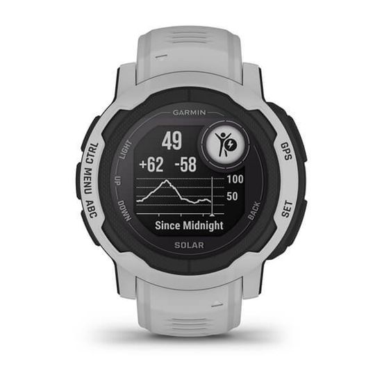 Умные часы Garmin Instinct 2 Solar серый