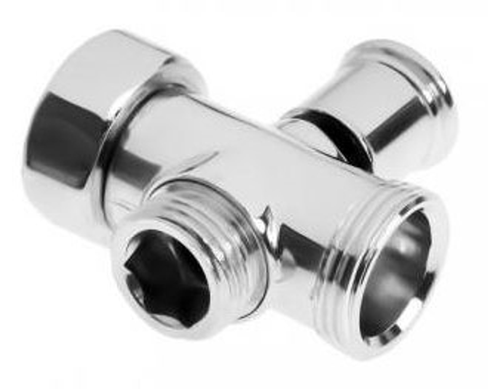 Дивертор для смесителя помповый 3/4-1/2-3/4" VODA арт.VDV2P