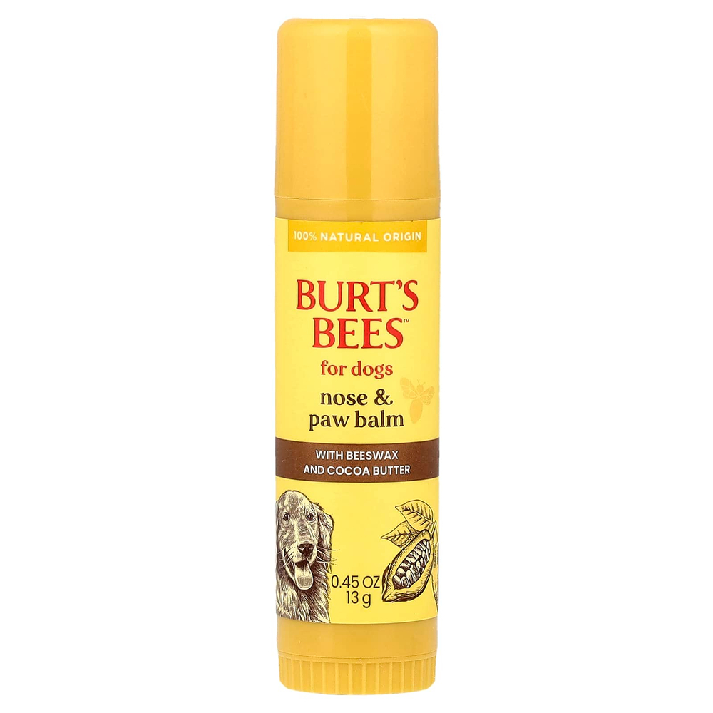 Burt's Bees, бальзам для носа и лап, для собак, 13 г (0,45 унции)