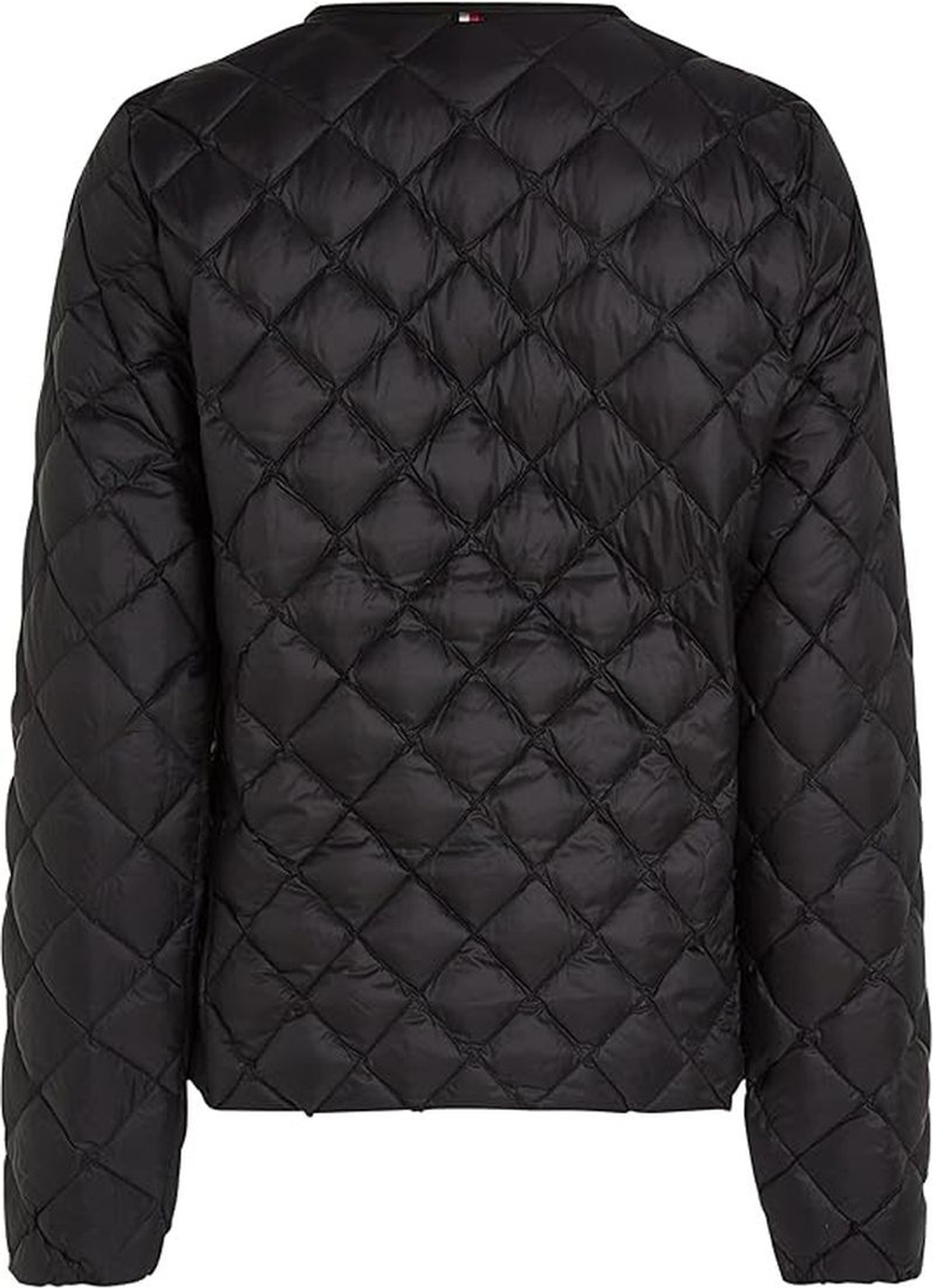 Женская теннисная куртка Tommy Hilfiger LW Down Quilted Collarless - черный
